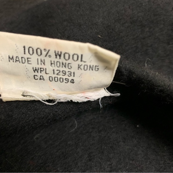 Wool Beret Hat Black One Size - Picture 10 of 10